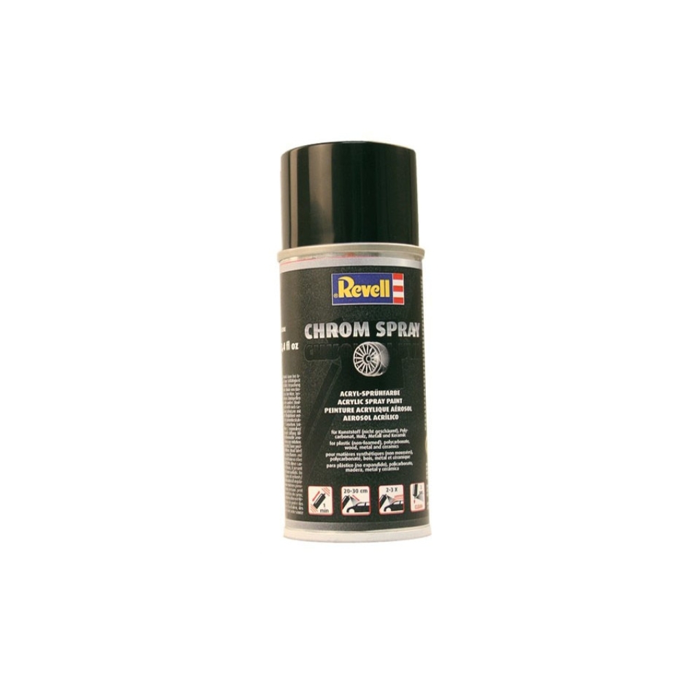 spray chrome cu efect de metal cromat,150 ml